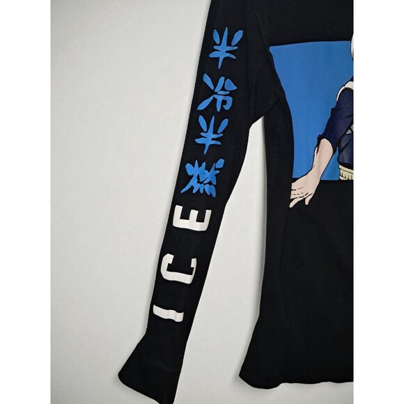 My Hero Academia Shoto Todoroki Fire & Ice Long-Sleeve T-Shirt Men's Small Youth - Picture 4 of 11